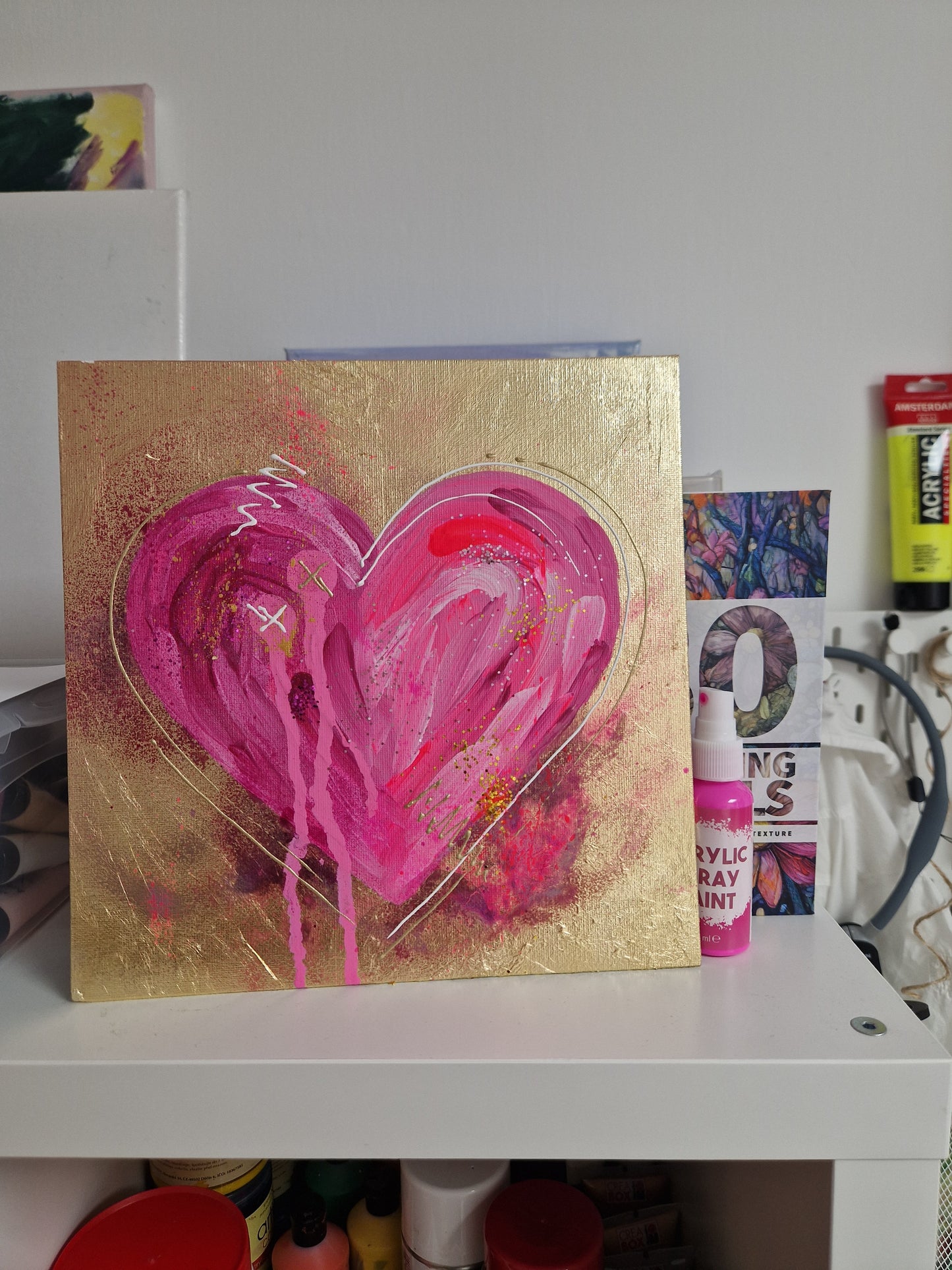 Pro Tebe - autorský obraz 25x25cm