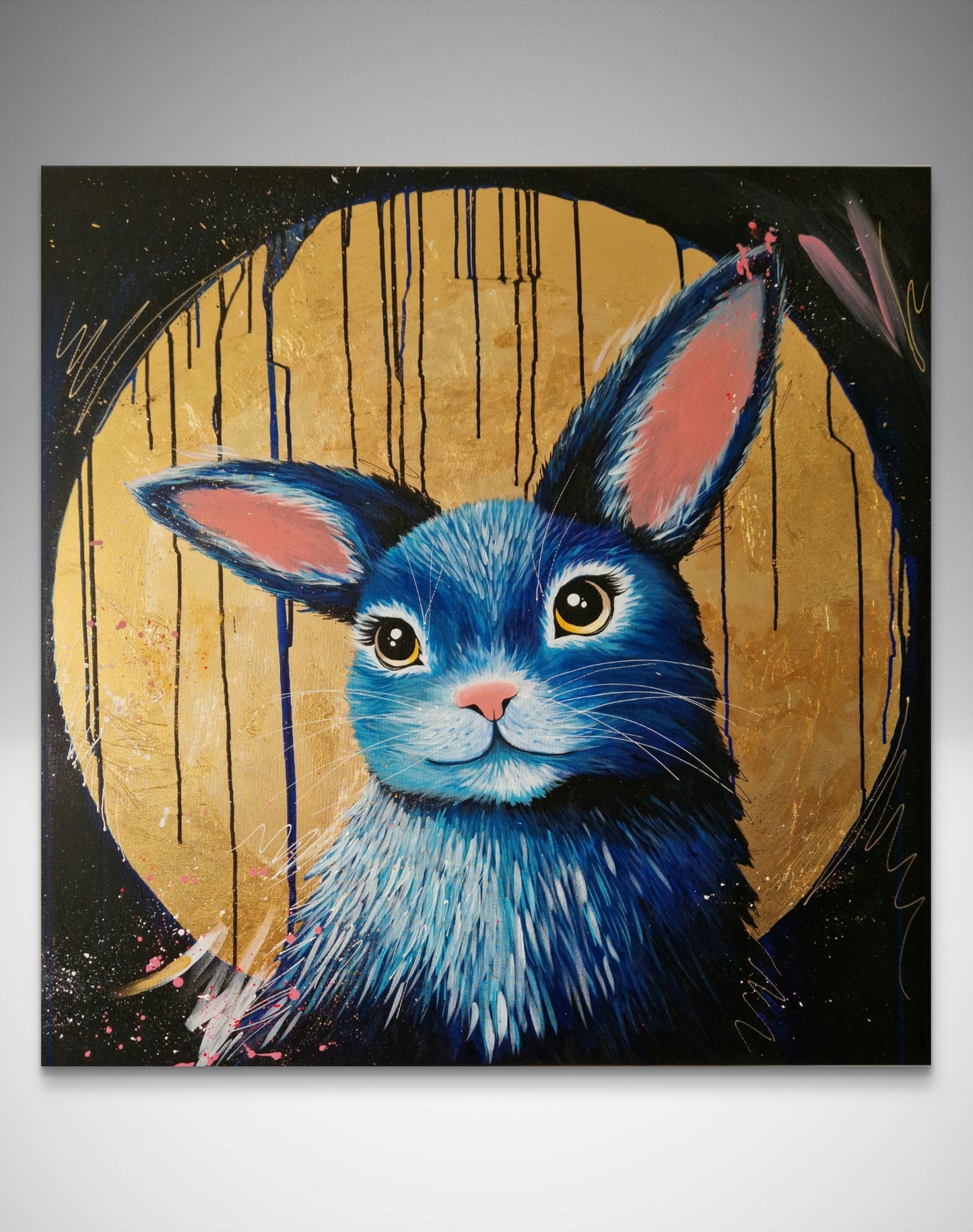 Králík v úplňku - 90x90cm