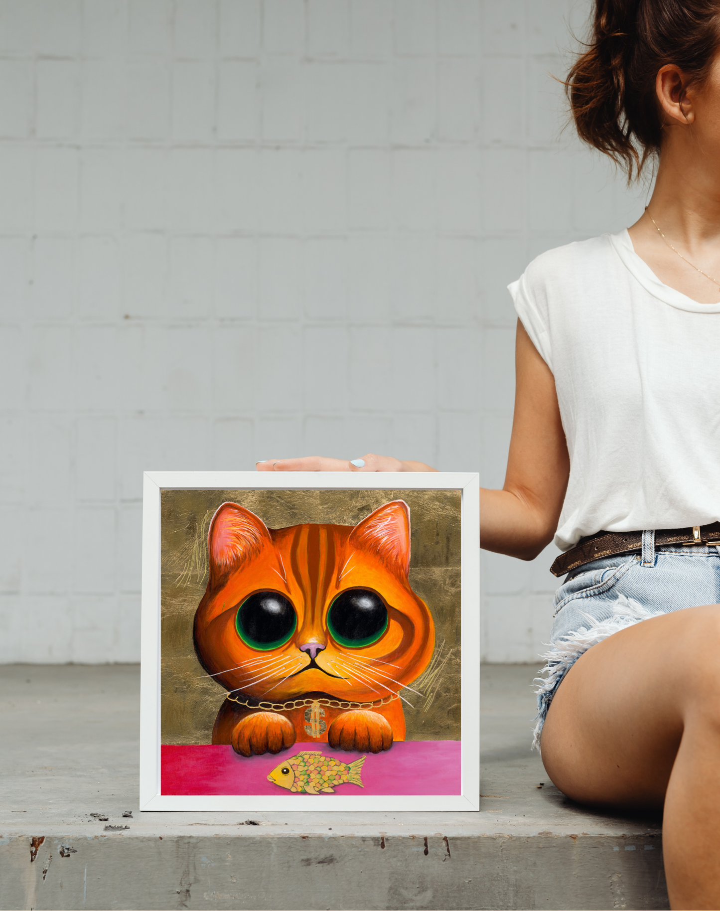 "The Rich Cat" - originální plakát PDF k tisku - 3 velikosti