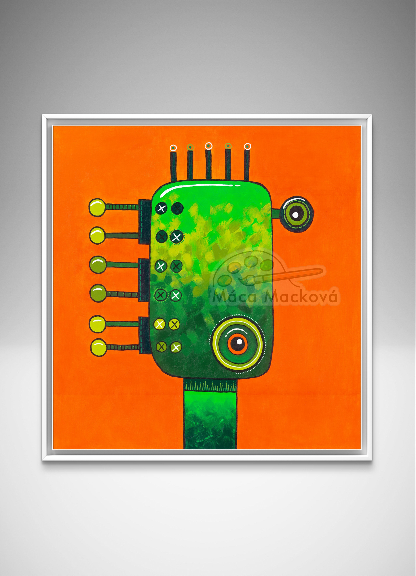 AI no.2 - autorský obraz 50x50cm