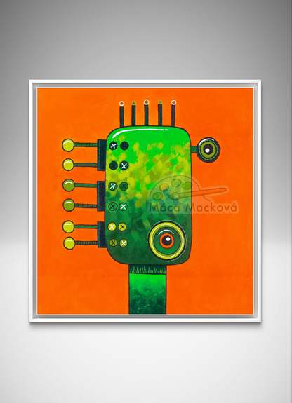 AI no.2 - autorský obraz 50x50cm