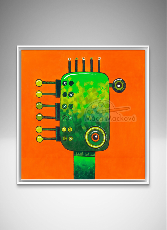 AI no.2 - autorský obraz 50x50cm