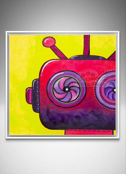 AI no.1 - autorský obraz 50x50cm