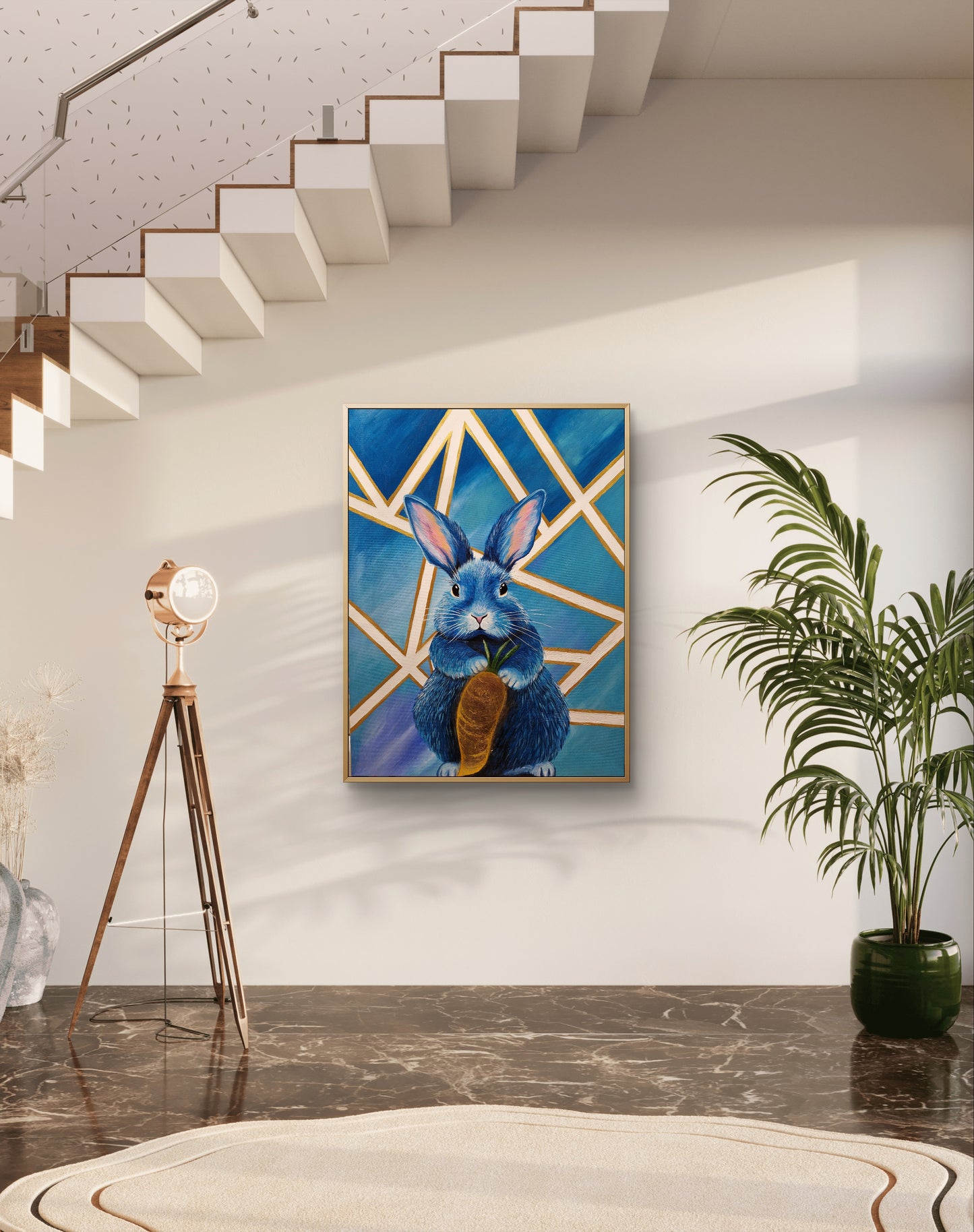 Bluey from Wonderland - 60x80cm