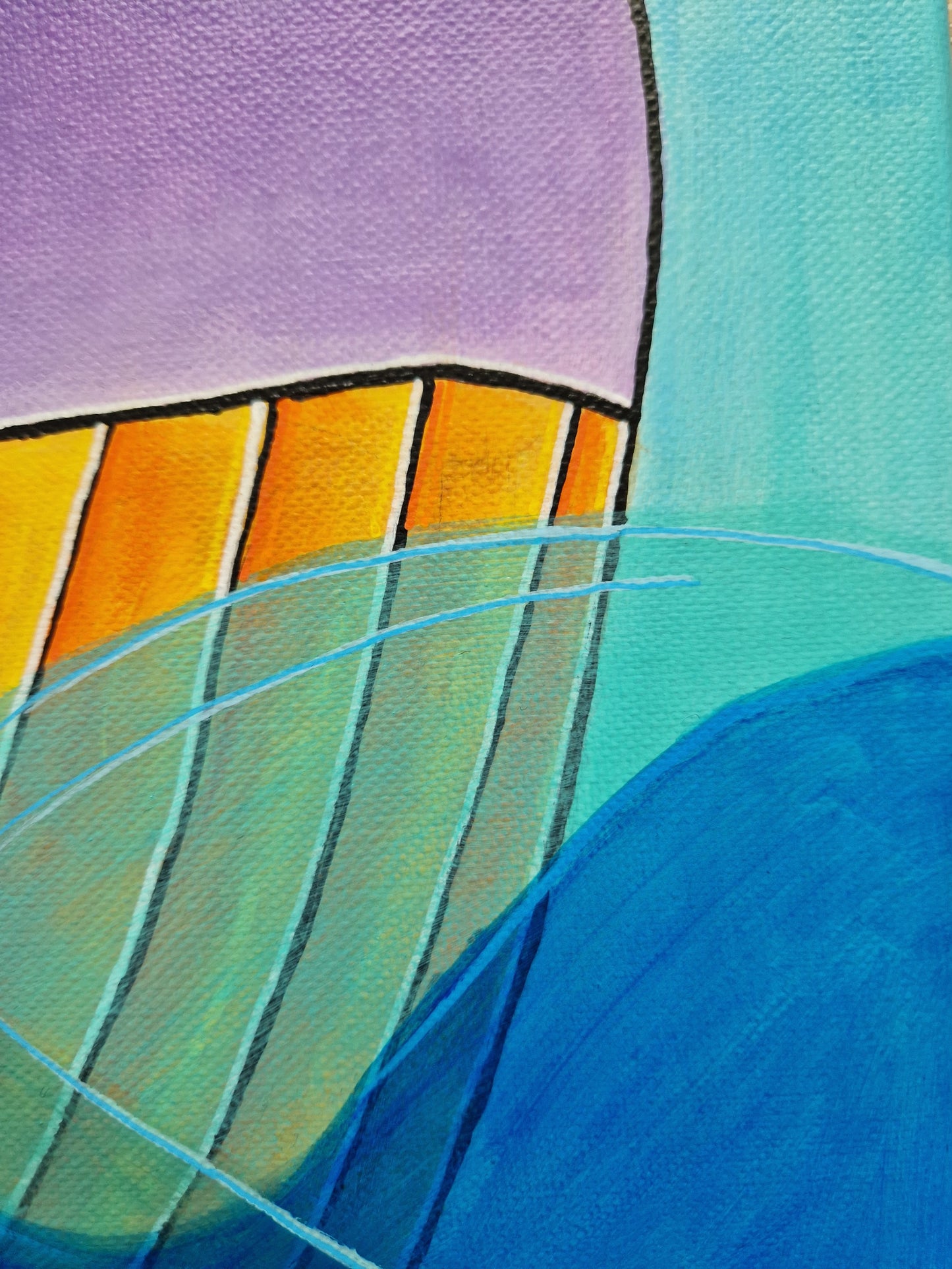 Velryba - 40x40cm