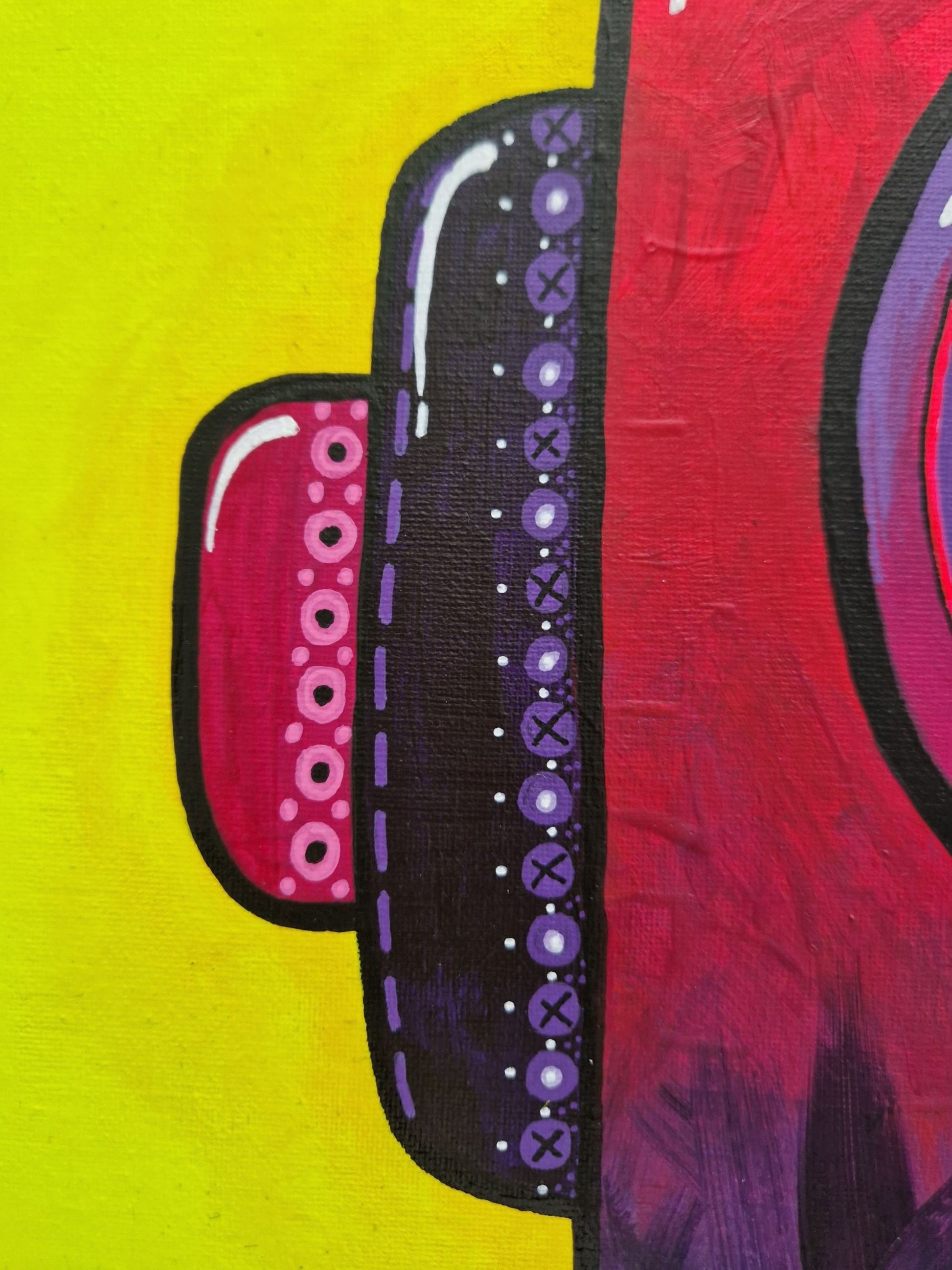 detail robota malba