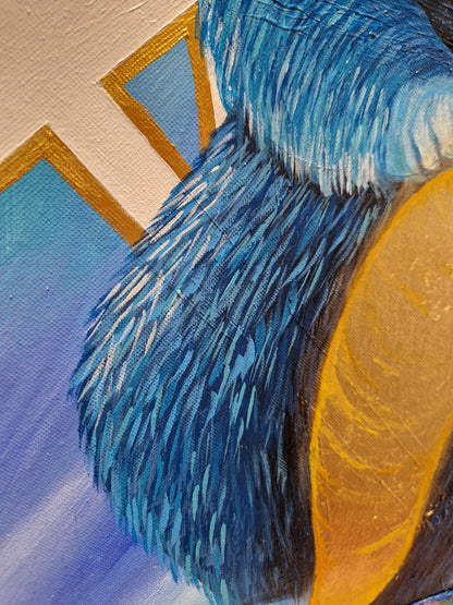 Bluey from Wonderland - 60x80cm