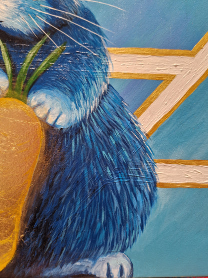 Bluey from Wonderland - 60x80cm