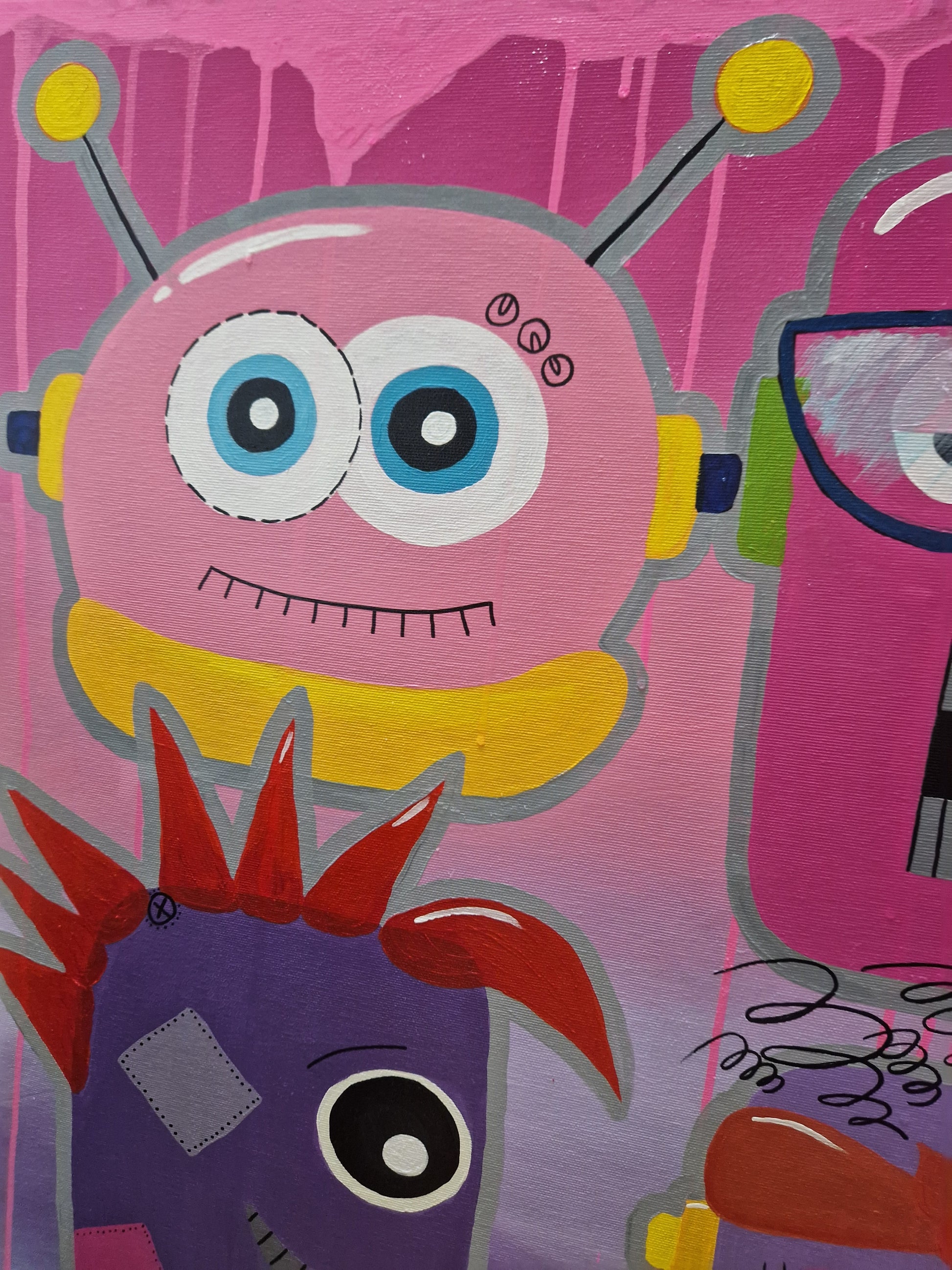 detail obrazu robot