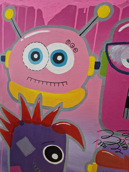 detail obrazu robot