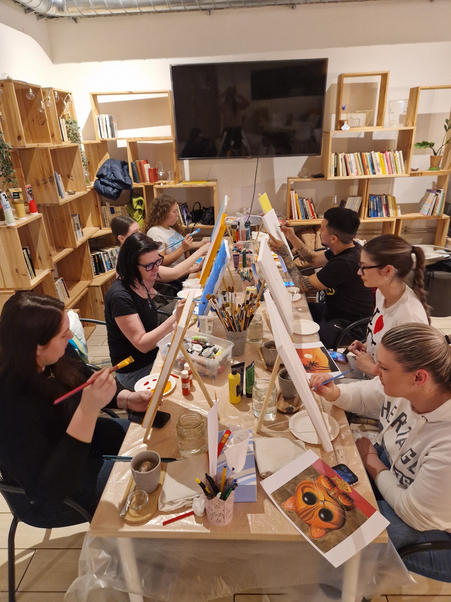 Workshop malování akrylem č. 2