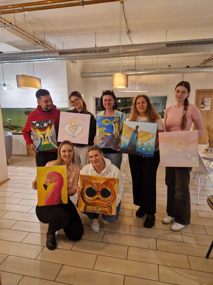 Workshop malování akrylem č. 2
