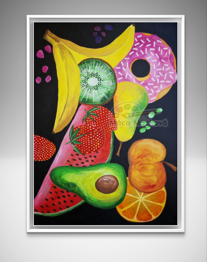 One sin in that - autorský obraz 50x70cm