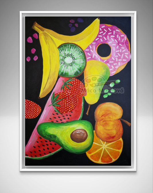 One sin in that - autorský obraz 50x70cm
