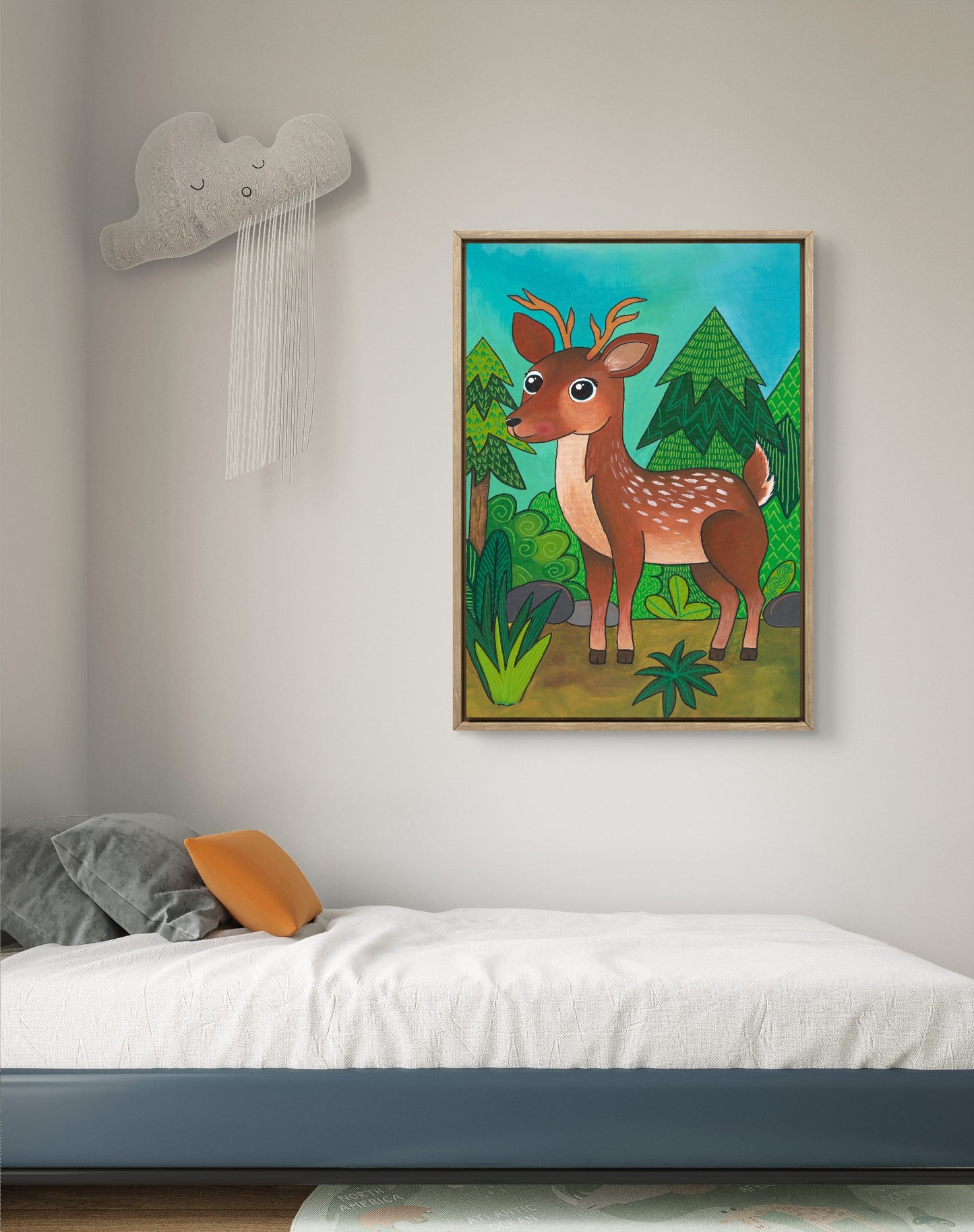 plakát do dětského pokoje lesní PDF