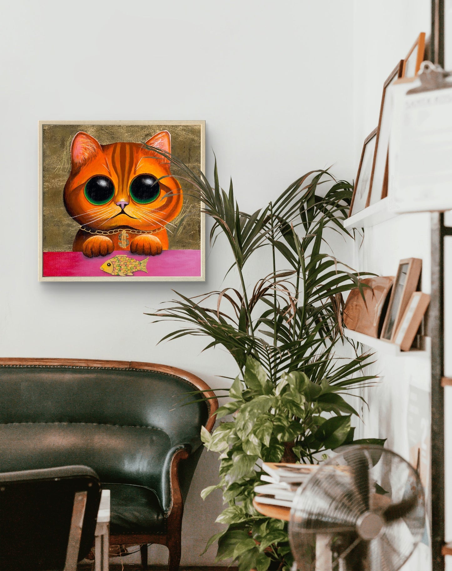 Autorský originální plakát PDF The Rich Cat