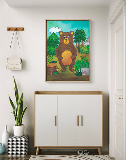 originální print pro děti i dospělé PDF medvídek