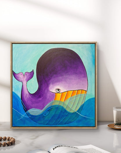 Velryba - 40x40cm