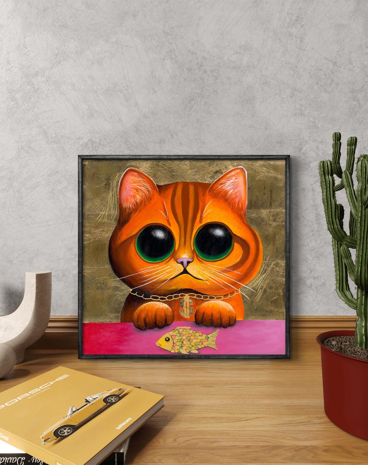 Autorský plakát tisk PDF The Rich Cat