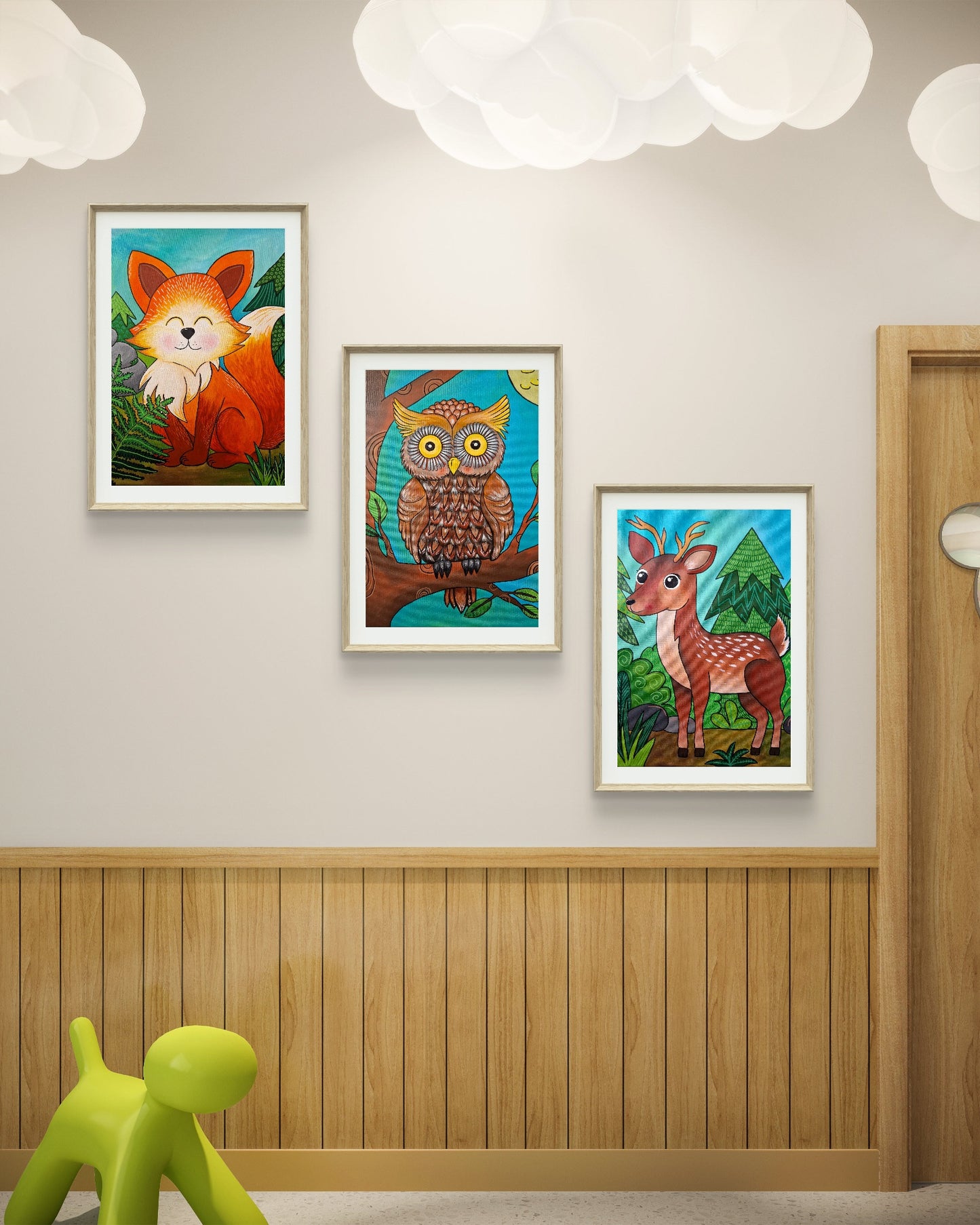 PDF plakáty lesní zvířátka ihned k tisku