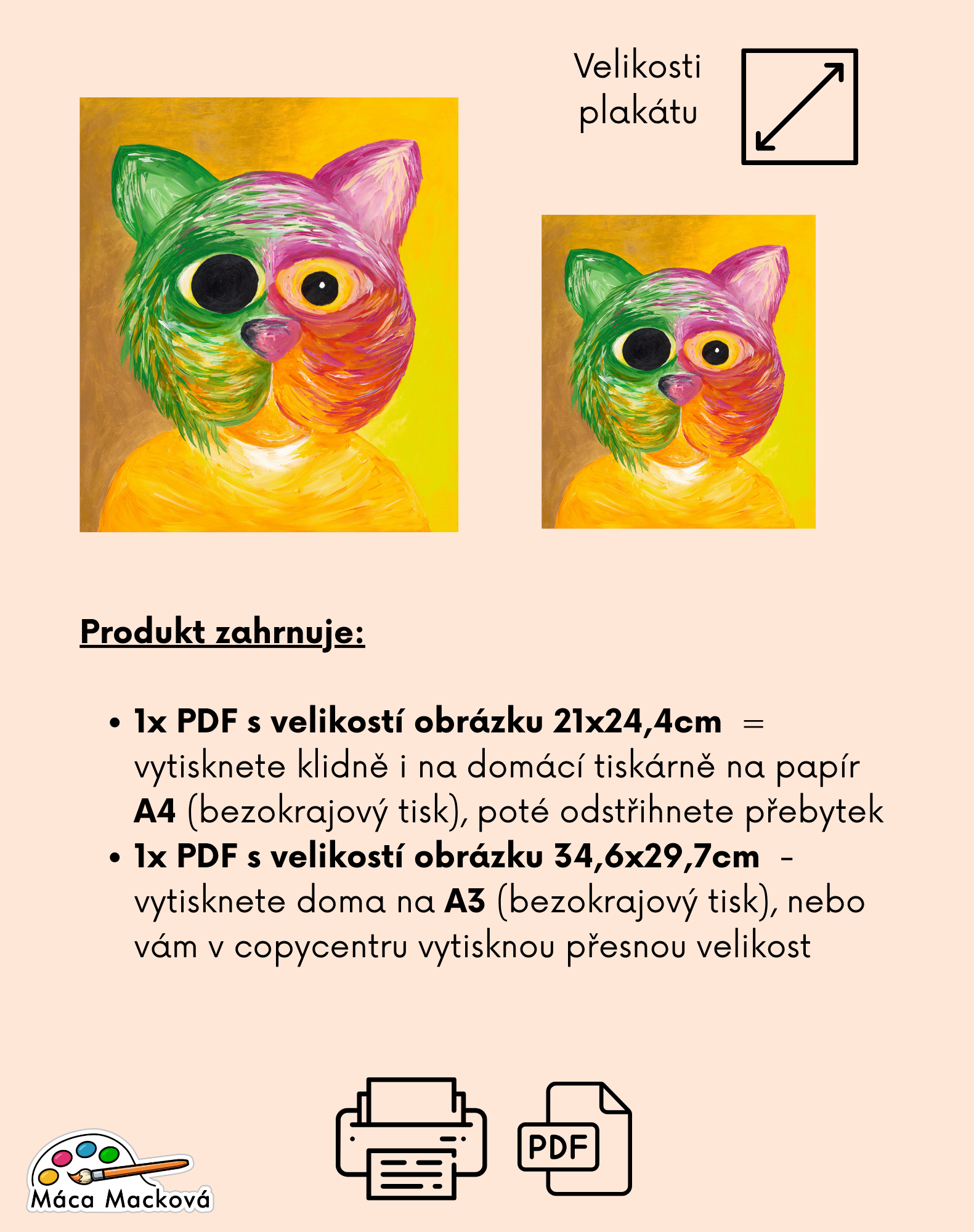info pdf k tisku - originální obrázek kocour
