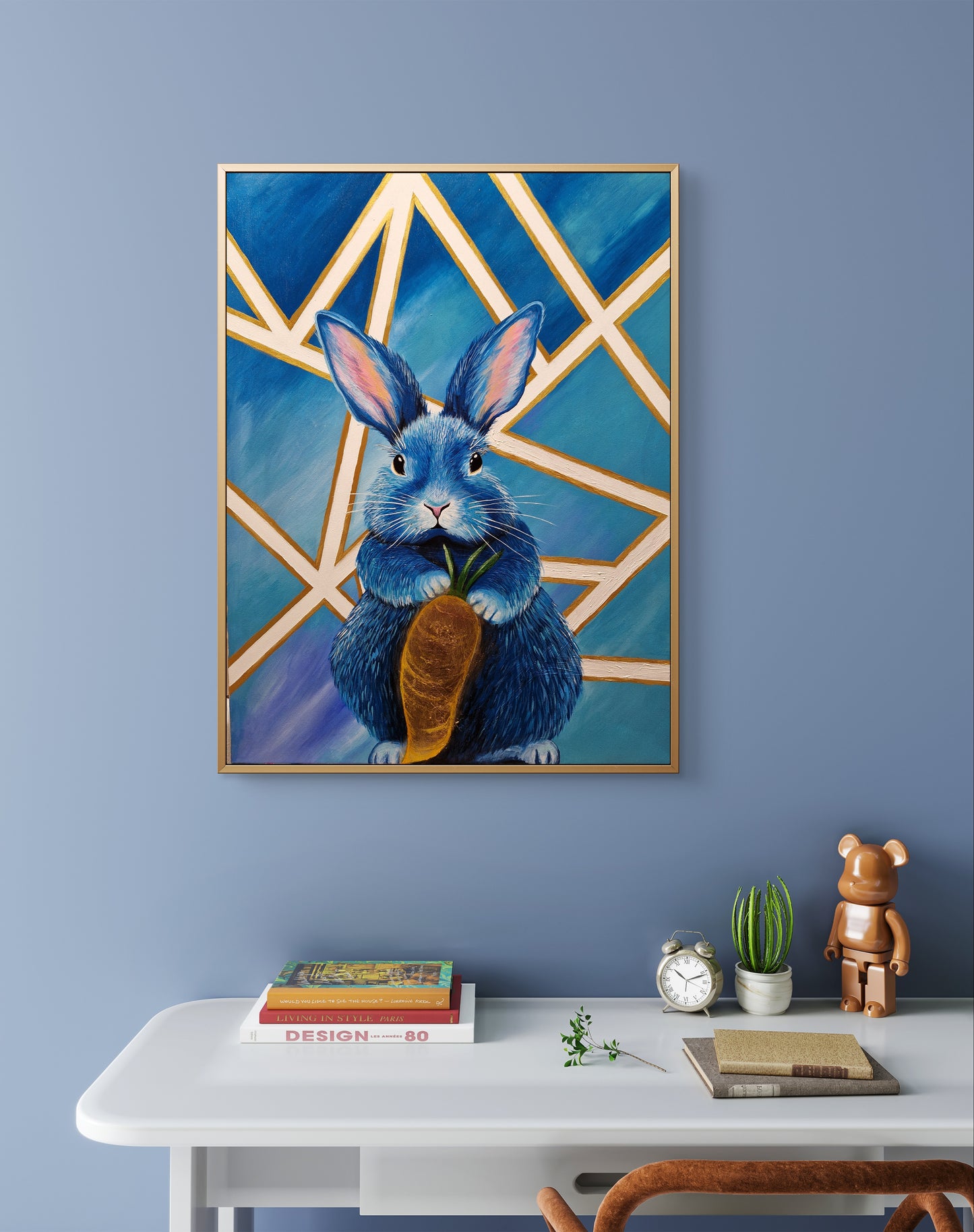 Bluey from Wonderland - 60x80cm