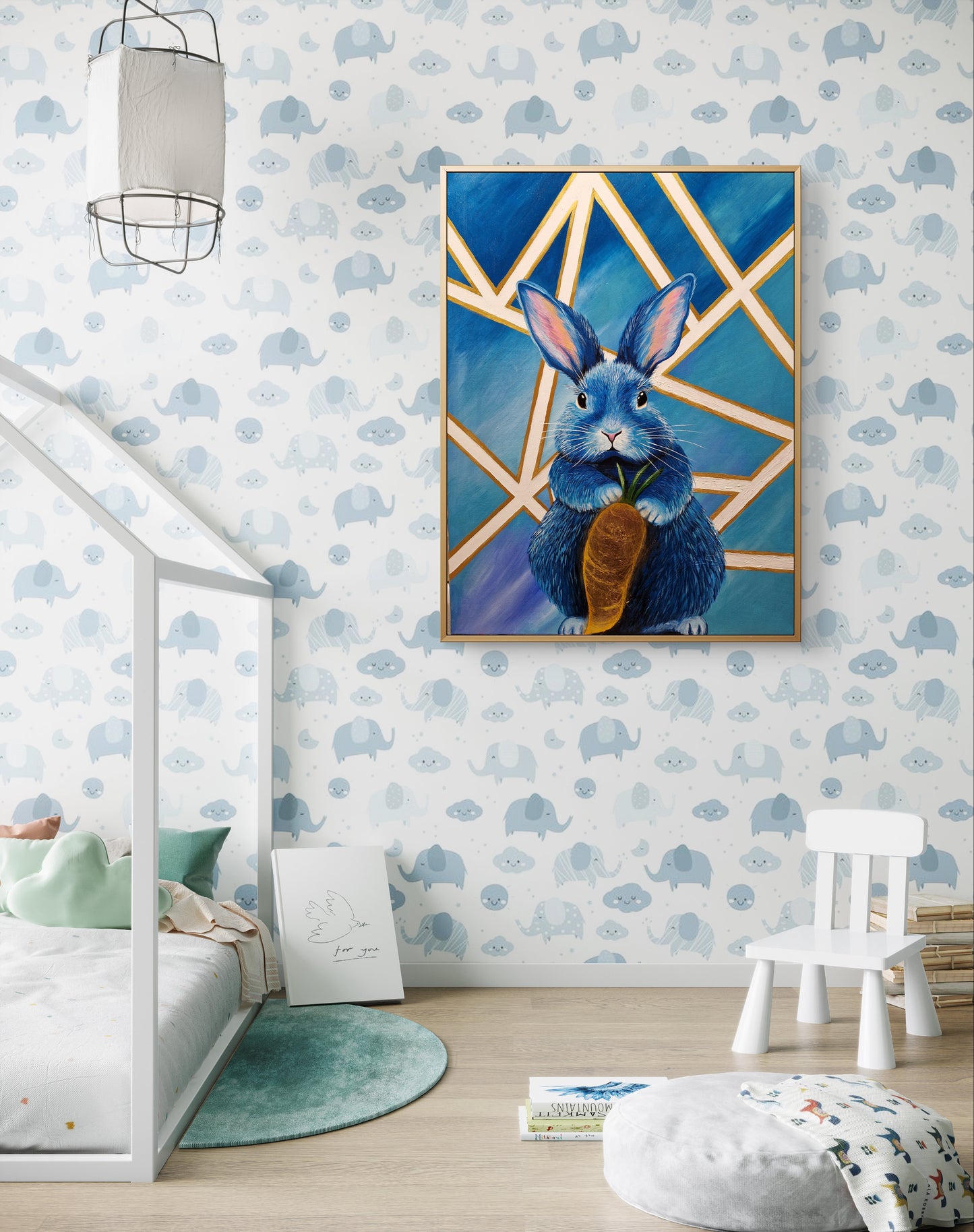Bluey from Wonderland - 60x80cm