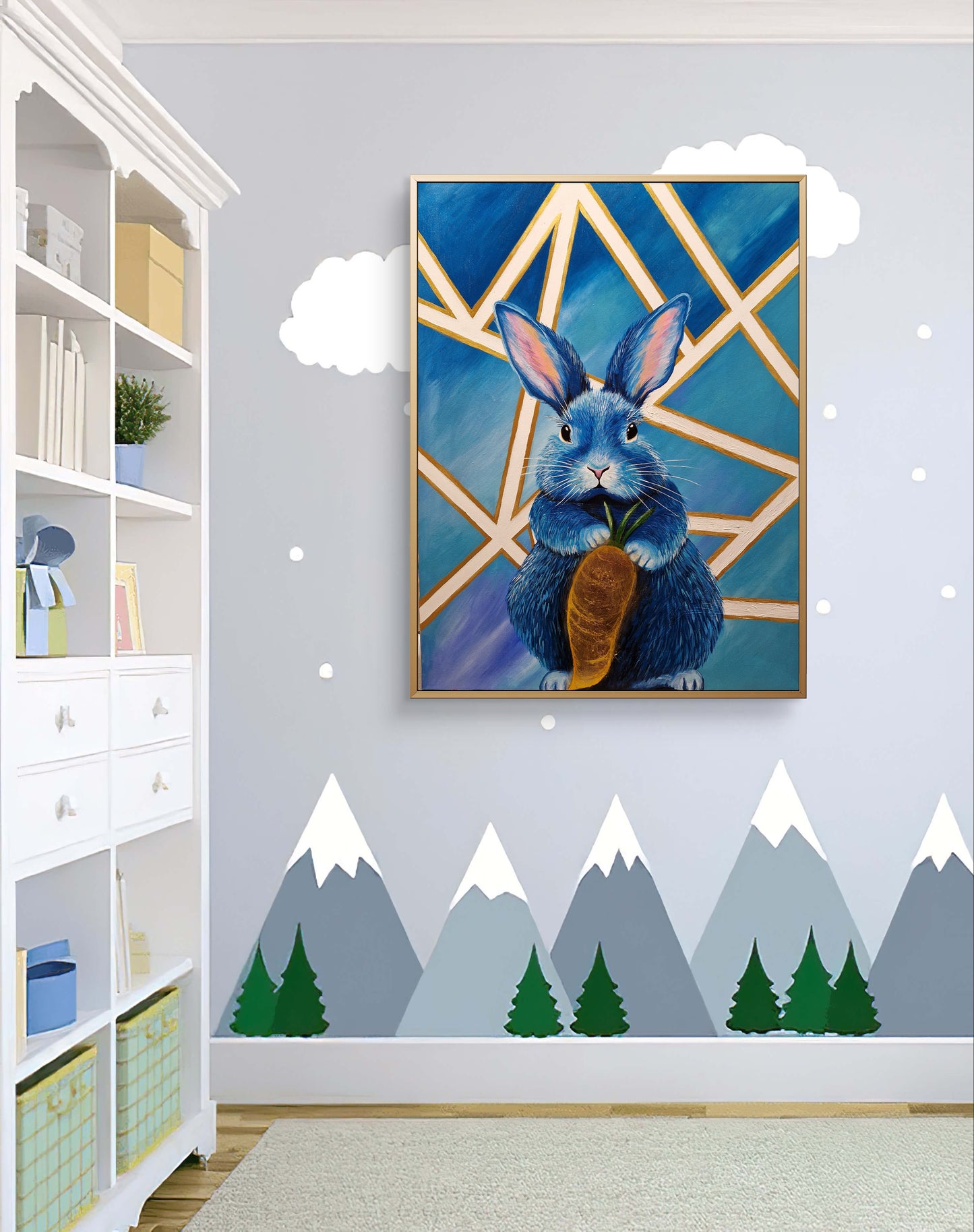 Bluey from Wonderland - 60x80cm