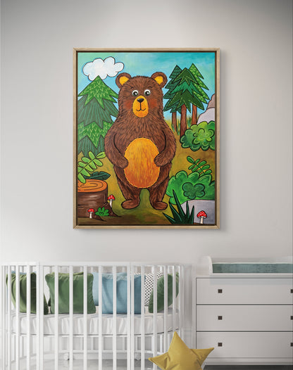 originální ručně malovaný obraz na stěnu