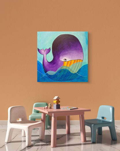 Velryba - 40x40cm