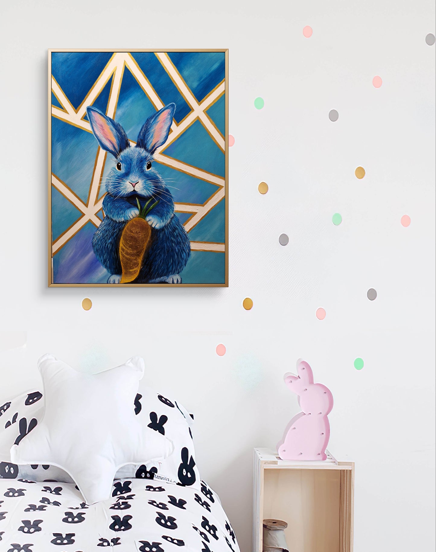 Bluey from Wonderland - 60x80cm