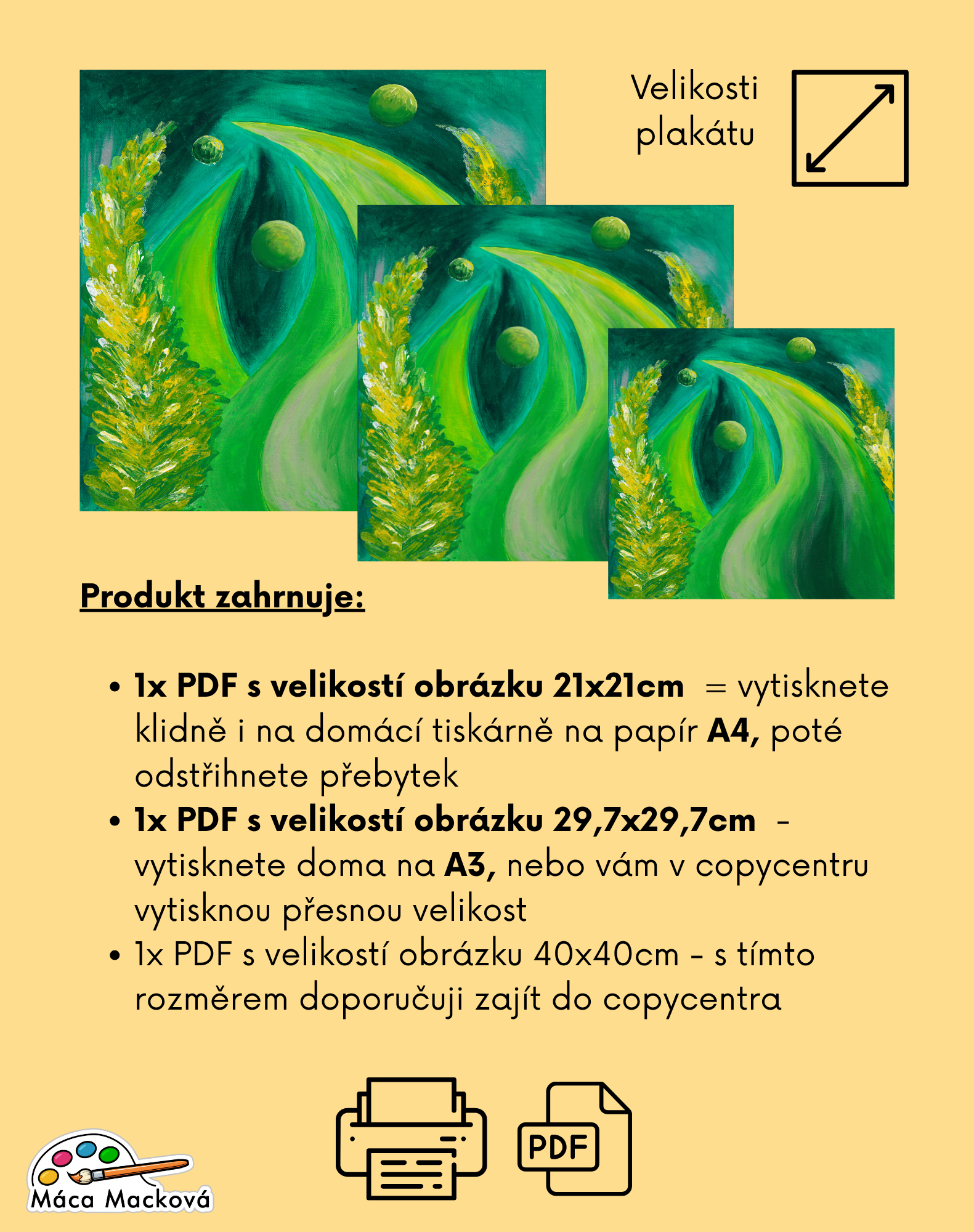 obraz Příroda ke stažení a tisku ihned - originální plakát
