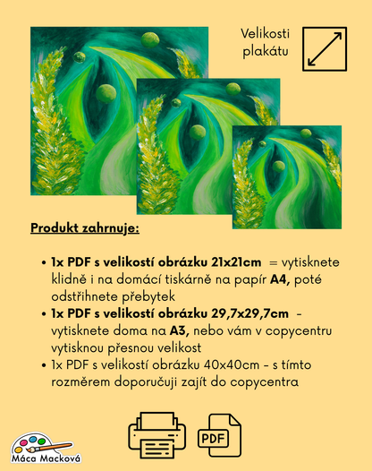obraz Příroda ke stažení a tisku ihned - originální plakát