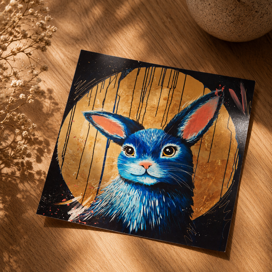králík - originální tisk na zeď