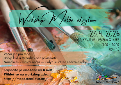 Workshop malování akrylem č. 2