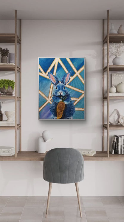 Bluey from Wonderland - 60x80cm