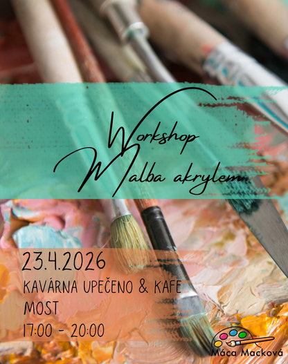 Workshop malování akrylem č. 2